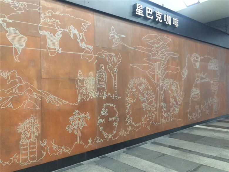 东方华侨农场耐候钢幕墙