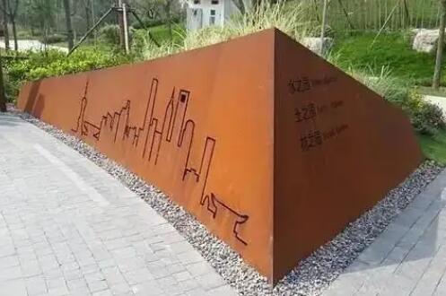 东方华侨农场耐候钢挡土墙
